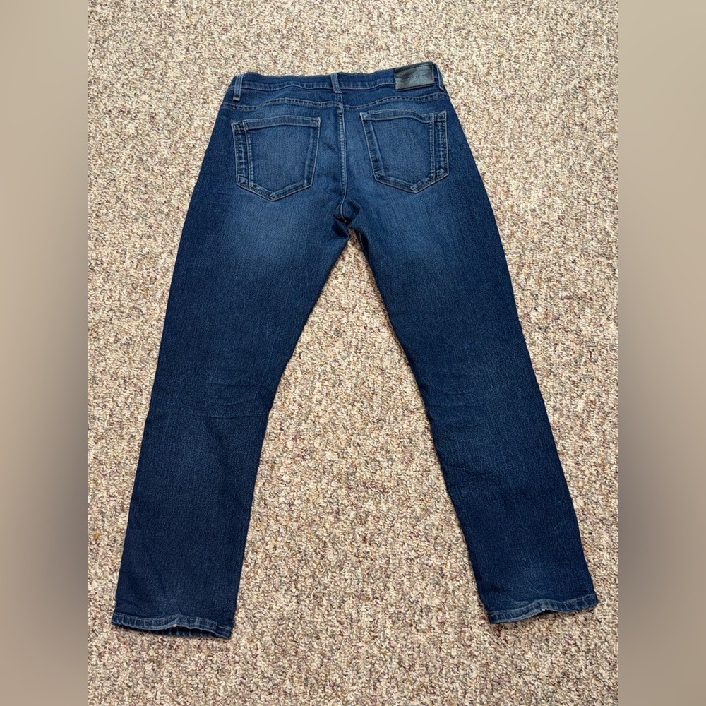 Vintage men's Perry Ellis Dark Blue Straight Jeans, size 32x30, waist 32 - Picture 2 of 6